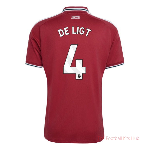 2026/27 Man Utd Home Shirt De Ligt 4