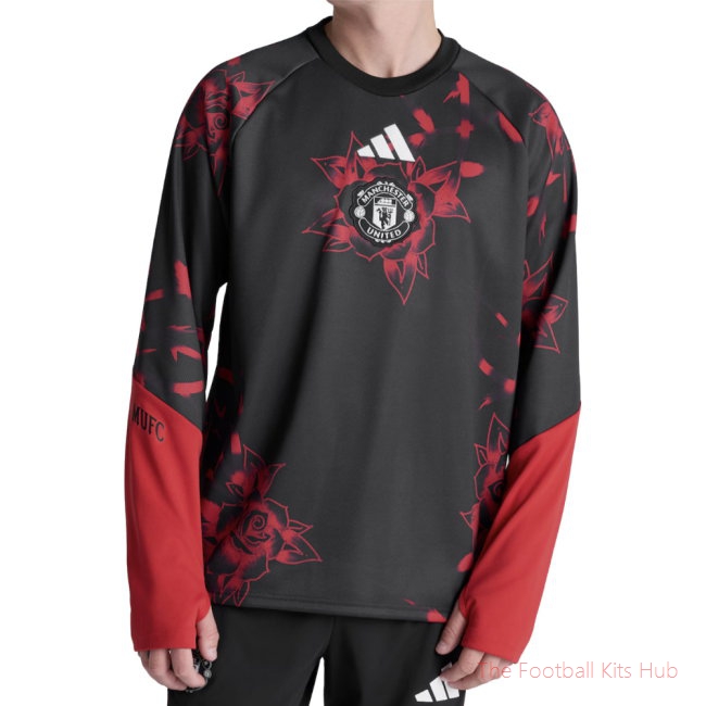 2026/27 Man Utd Pre-Match Warm Top Red