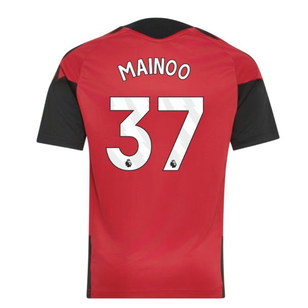 2026/27 Man Utd Training Kids Uniform (Red) (Mainoo 37)