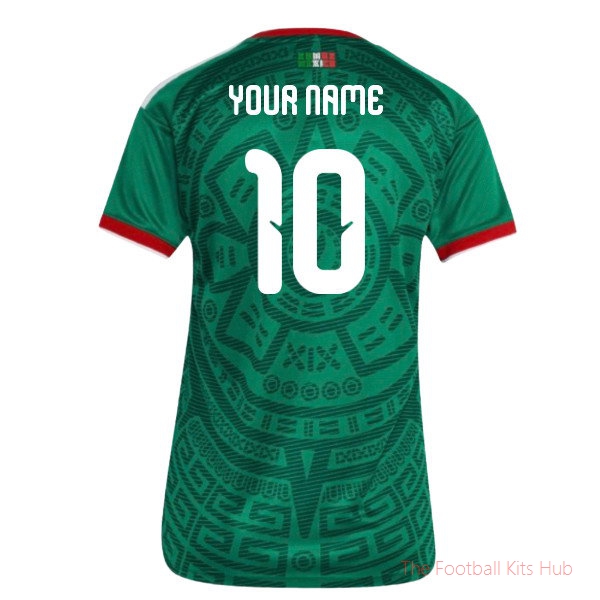 2026/27 Mexico Home Shirt Womens Your Name