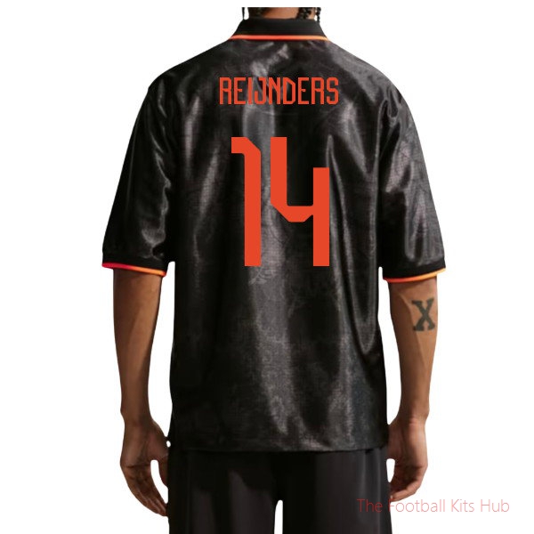 2026/27 Netherlands Dri-Fit Energy Shirt Black Reijnders 14