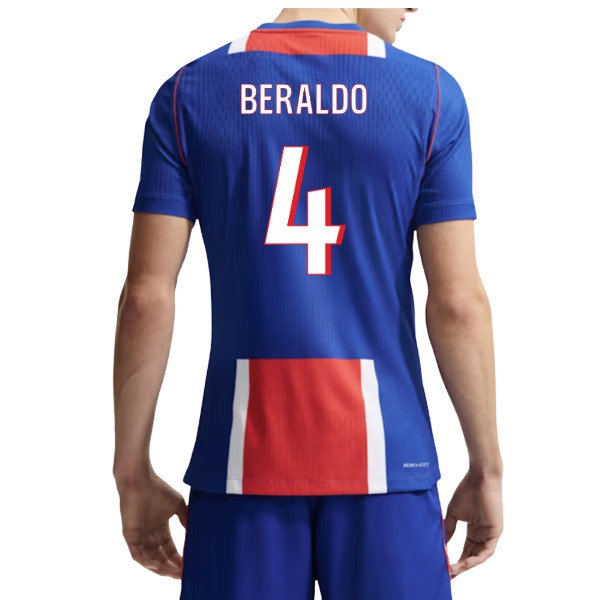 2026/27 PSG Aero Fit Shirt Home Authentic Kit (Beraldo 4)