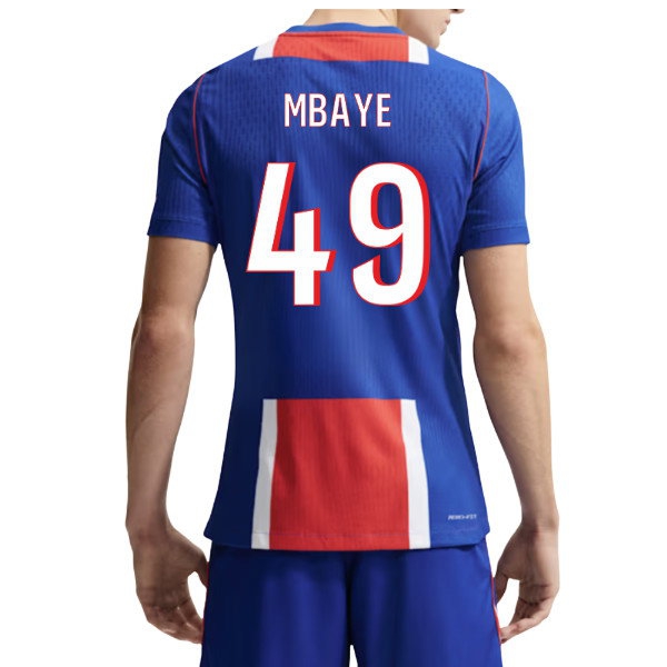 2026/27 PSG Aero Fit Shirt Home Authentic Kit (Mbaye 49)