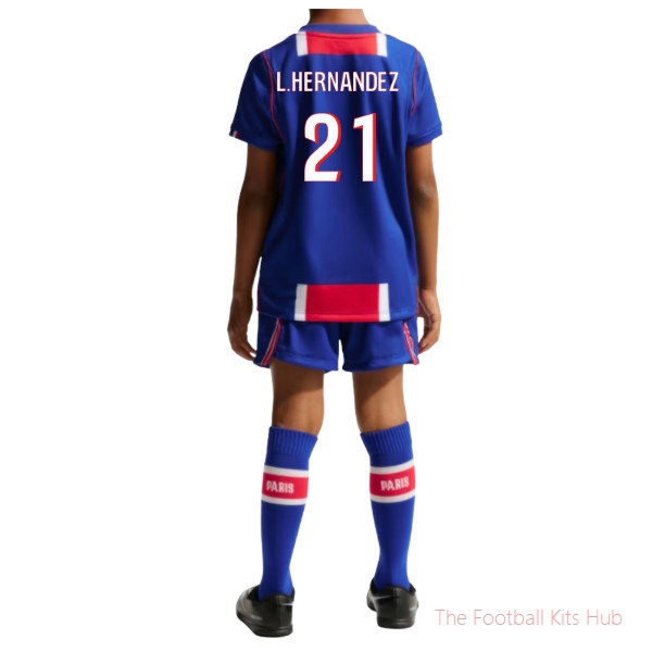 2026/27 PSG Home Little Boys Mini Kit L.Hernandez 21