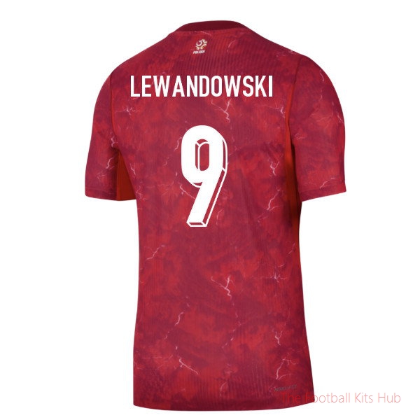 2026/27 Poland Authentic Away Shirt Lewandowski 9