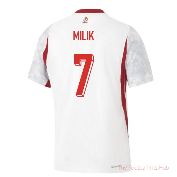 2026/27 Poland Authentic Home Shirt Milik 7