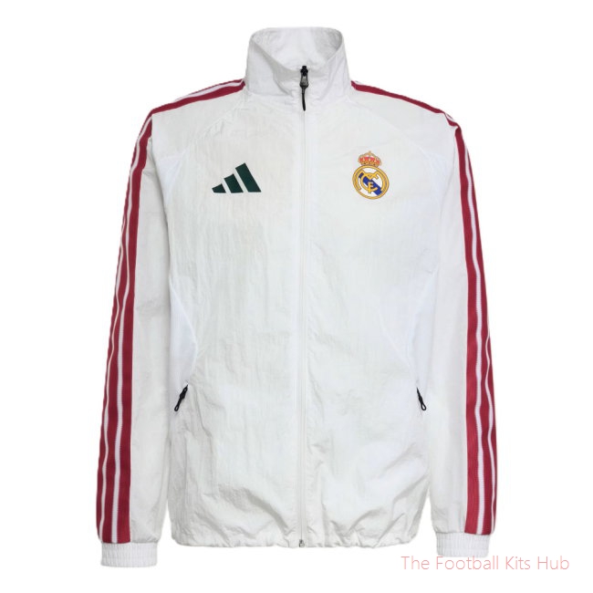 2026/27 Real Madrid Anthem Jacket White