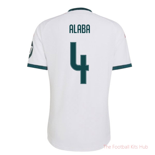 2026/27 Real Madrid Authentic Home Shirt Alaba 4