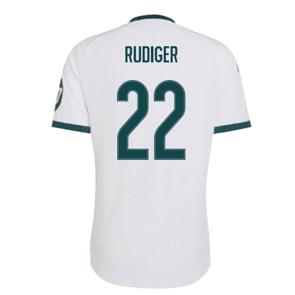 2026/27 Real Madrid Shirt Home Authentic Kit (Rudiger 22)