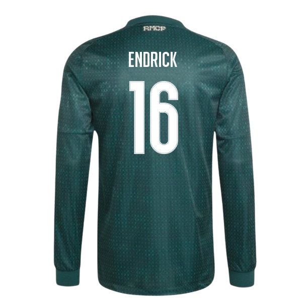 2026/27 Real Madrid Long Sleeve Shirt Away Authentic Kit (Endrick 16)