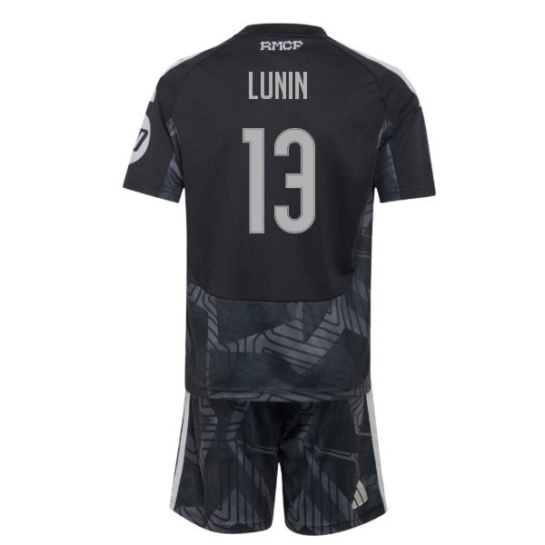 2026/27 Real Madrid Kit Home Goalkeeper Youth Uniform (Lunin 13)