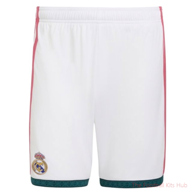 2026/27 Real Madrid Home Shorts White