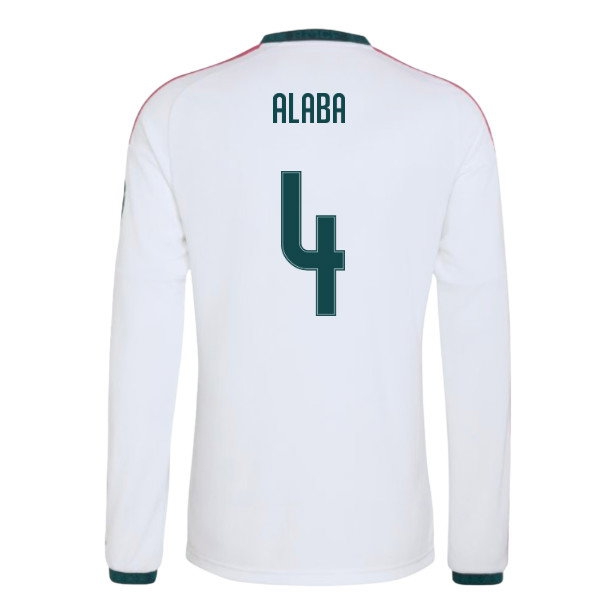 2026/27 Real Madrid Long Sleeve Shirt Home Kit (Alaba 4)