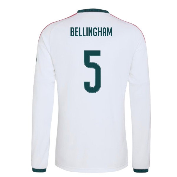2026/27 Real Madrid Long Sleeve Shirt Home Uniform (Bellingham 5)