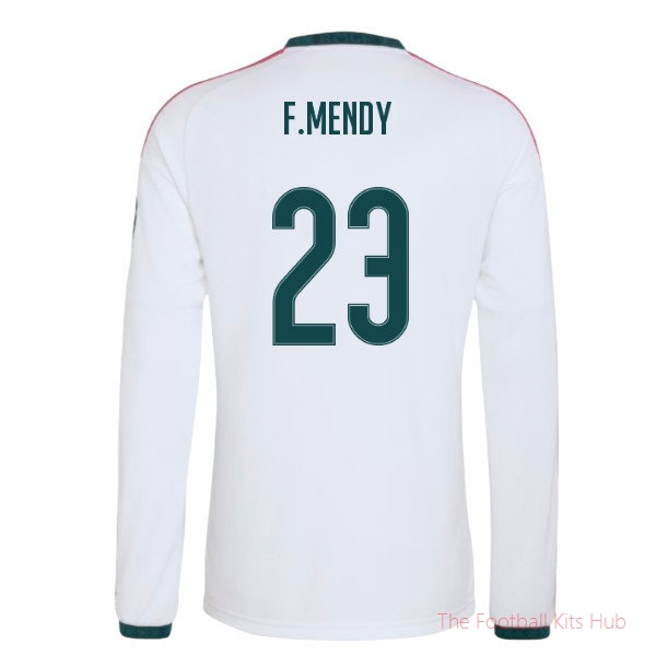 2026/27 Real Madrid Long Sleeve Home Shirt F.Mendy 23
