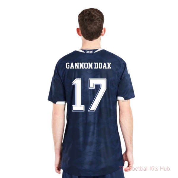 2026/27 Scotland Authentic Home Shirt Gannon Doak 17