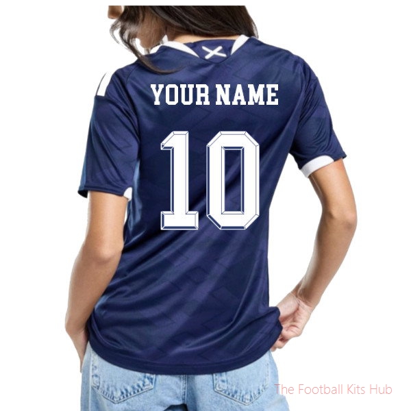 2026/27 Scotland Home Shirt - Womens Your Name