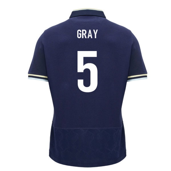 2026/27 Scotland Rugby Cotton SS Shirt Home Uniform (Gray 5)