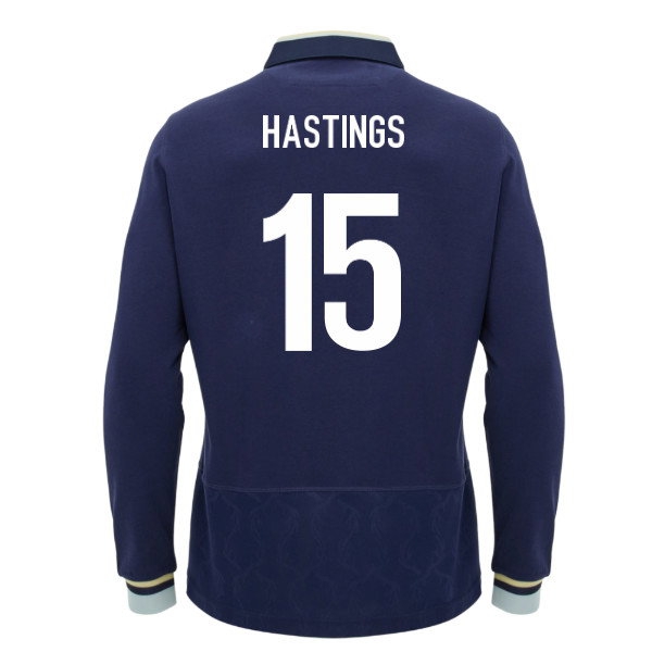 2026/27 Scotland Rugby LS Cotton Shirt Home Uniform (Hastings 15)
