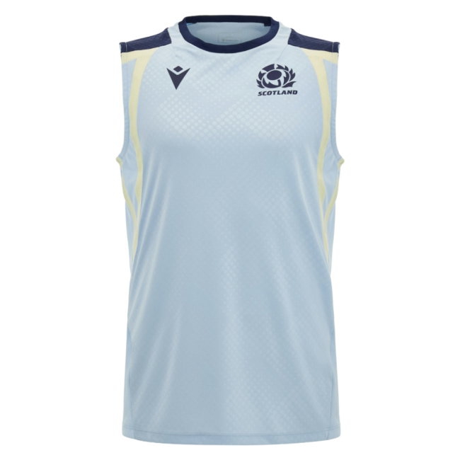 2026/27 Scotland Rugby Sleeveless Poly Shirt Kit (Blue)