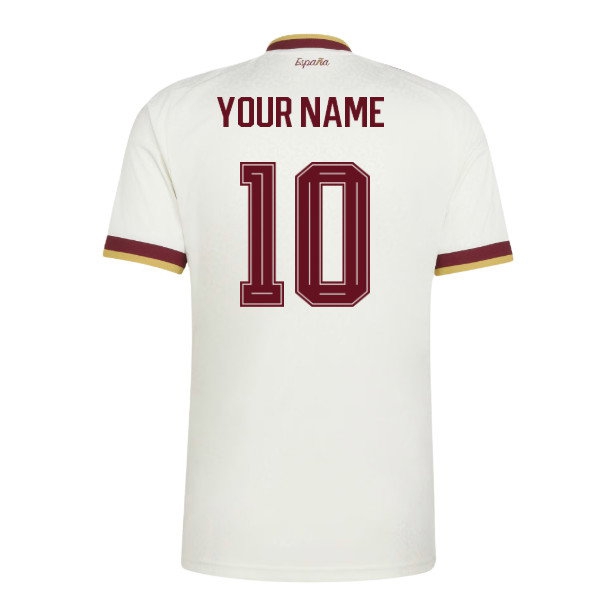2026/27 Spain Shirt Name) Away Uniform (Your