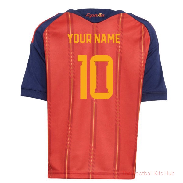 2026/27 Spain Home Little Kids Mini Kit Your Name