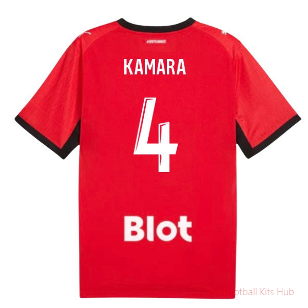 2026/27 Stade Rennais Home Shirt Kamara 4