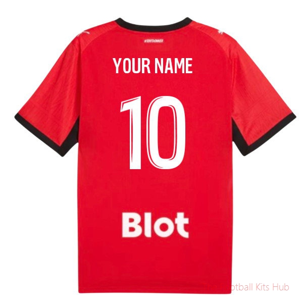 2026/27 Stade Rennais Home Shirt Your Name