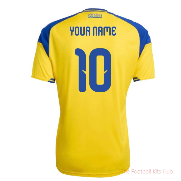 2026/27 Sweden Home Shirt Your Name