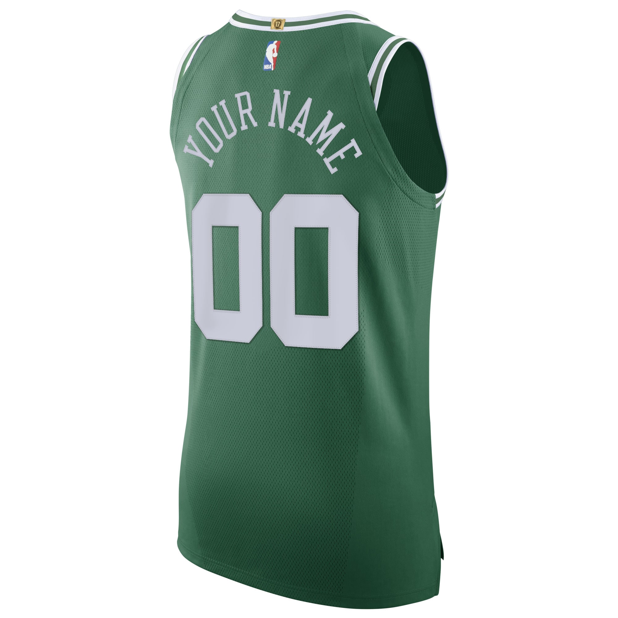 Boston Celtics 2020/21 Custom Jersey Green - Icon Edition - angle 4