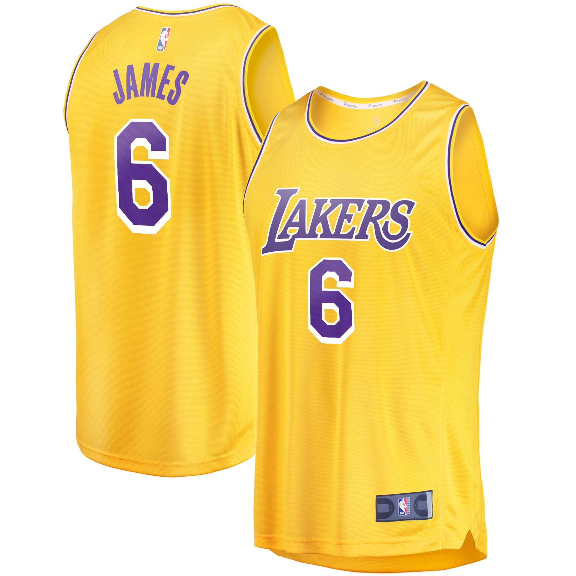 LeBron James #23 Los Angeles Lakers NBA Jersey 2021/22 - Gold | FanWearStyle