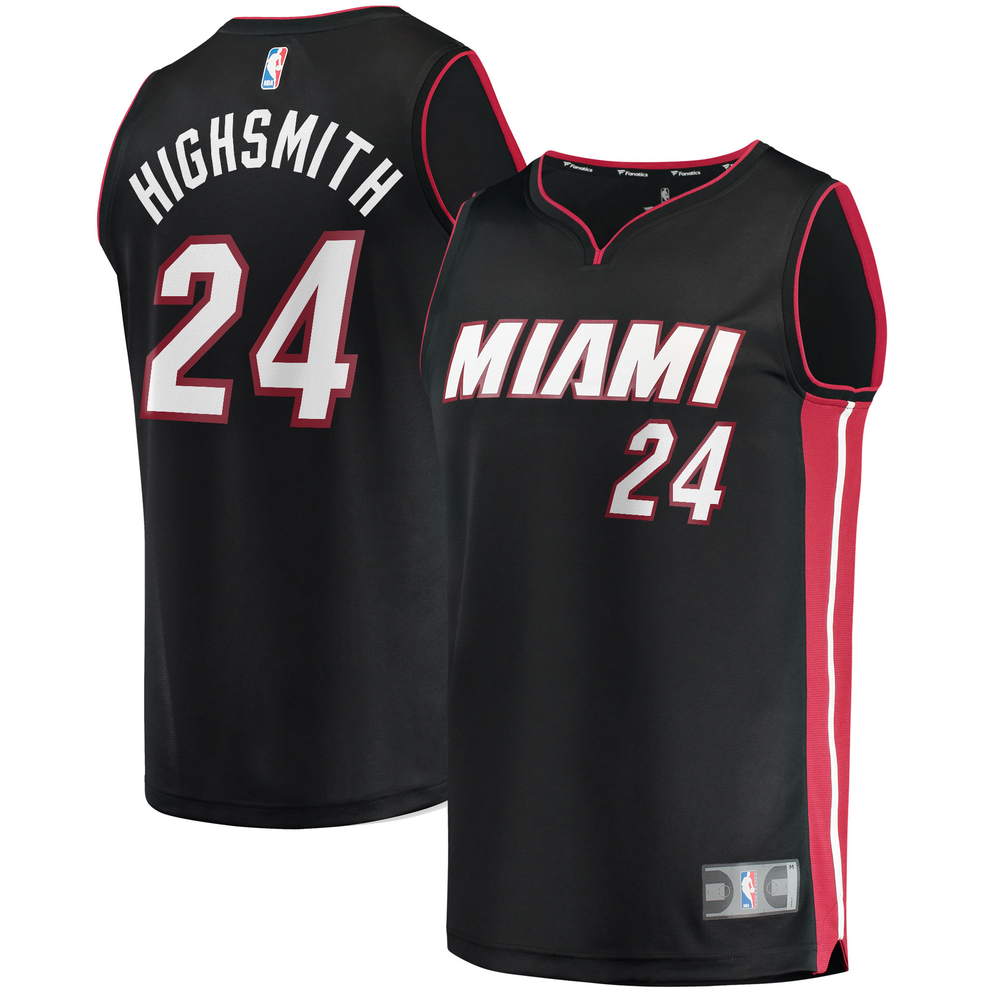 Haywood Highsmith Miami Heat NBA Jersey 2021/22 - Black | FanWearStyle
