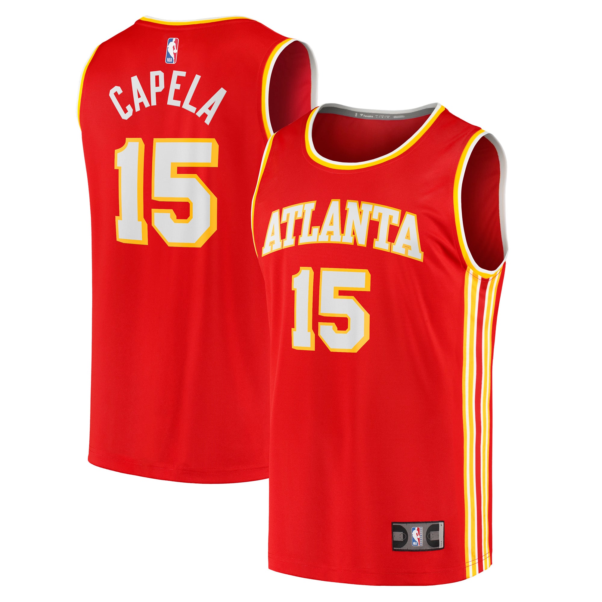 Clint Capela Atlanta Hawks NBA Jersey 2021/22 - Red | FanWearStyle