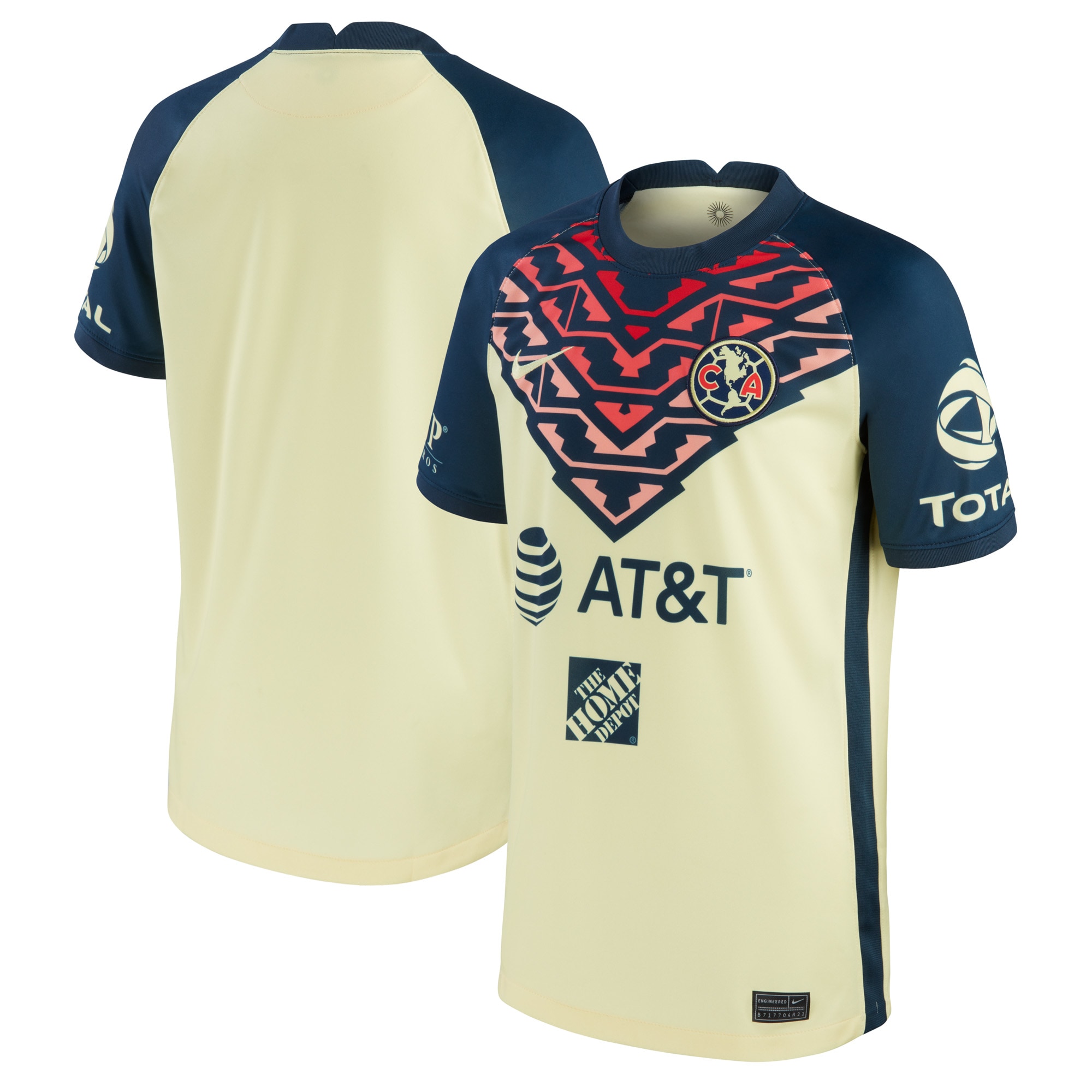 Club America Home Jersey 2021/22 - Yellow | FanWearStyle