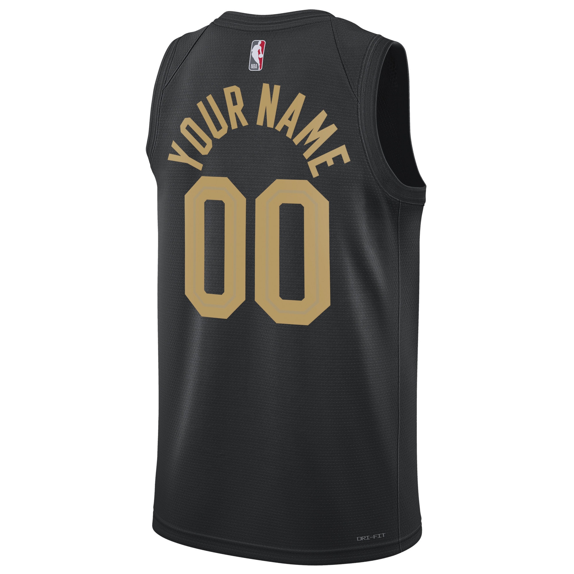 Cleveland Cavaliers Unisex 2022/23 Swingman Custom Jersey - Statement Edition - Black - angle 4