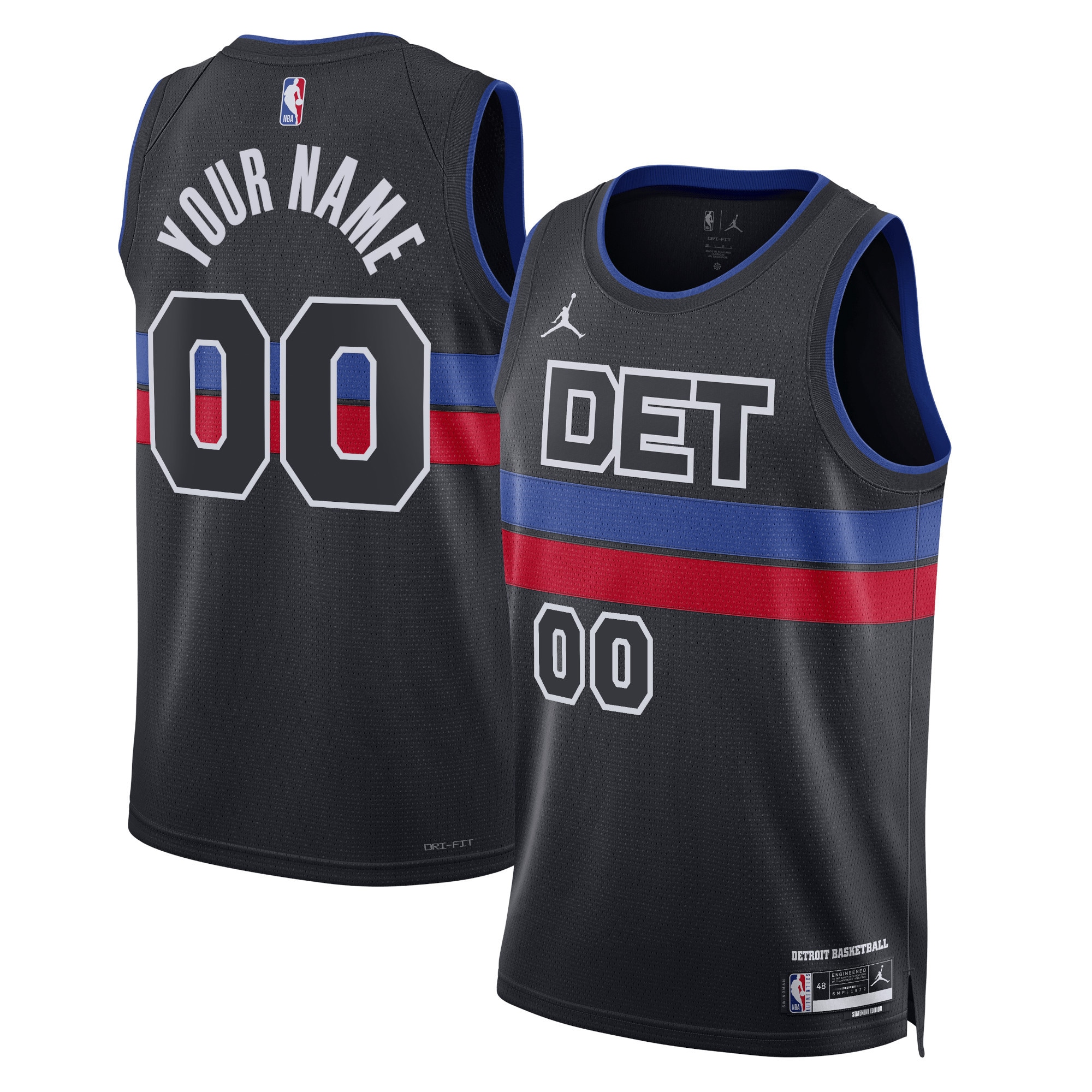 Detroit Pistons NBA Jersey 2022/23 - Blue | FanWearStyle