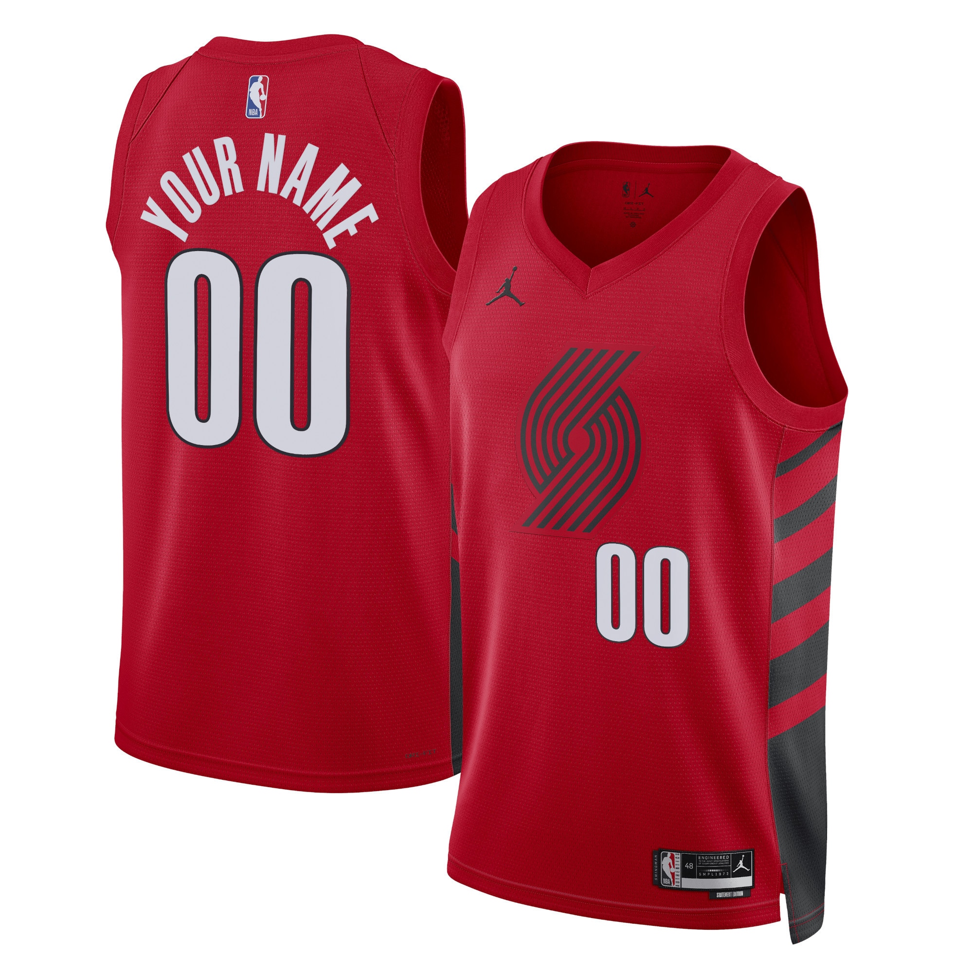 Portland Trail Blazers NBA Jersey 2022/23 - Red | FanWearStyle