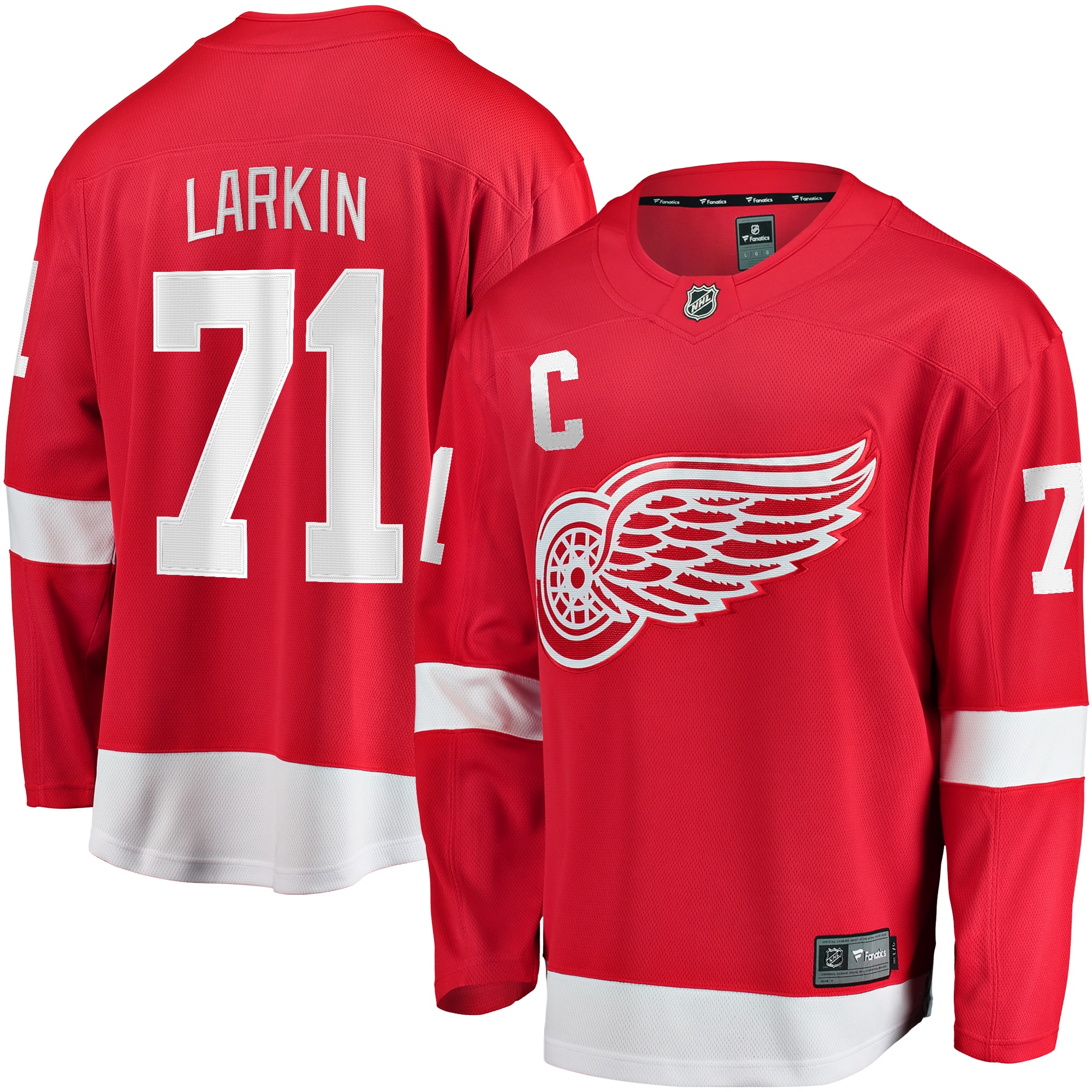 Youth Dylan Larkin Detroit Red Wings 2023/24 Captain Breakaway Player Jersey - Red | FanWearStyle