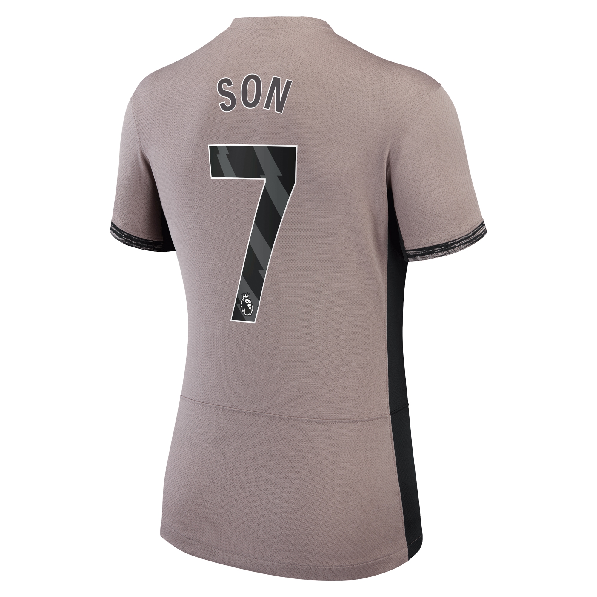 Son Heung-Min Tottenham Hotspur Women's 2023/24 Third Stadium Replica Player Jersey - Tan - angle 5