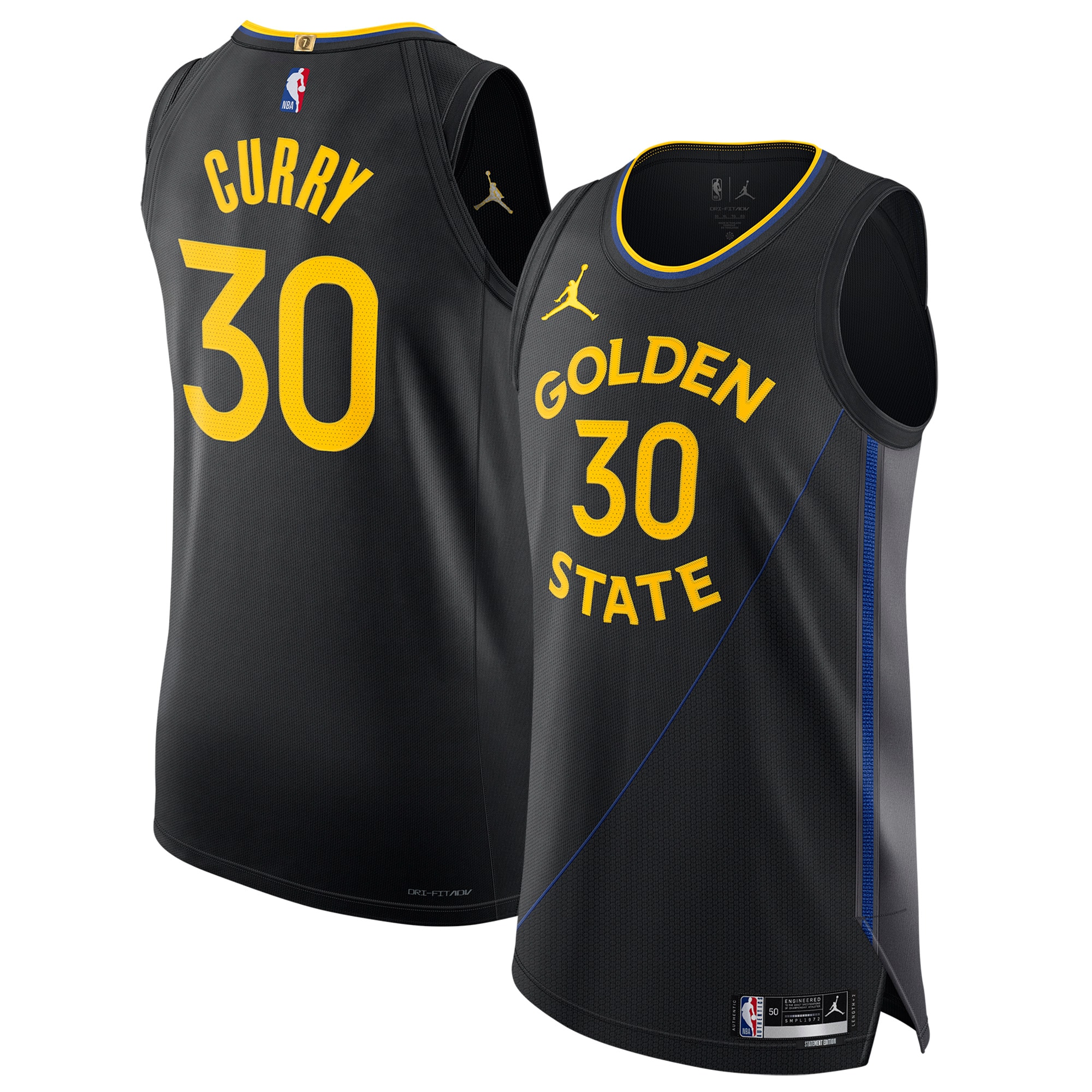 Stephen Curry #30 Golden State Warriors NBA Jersey - Black | FanWearStyle