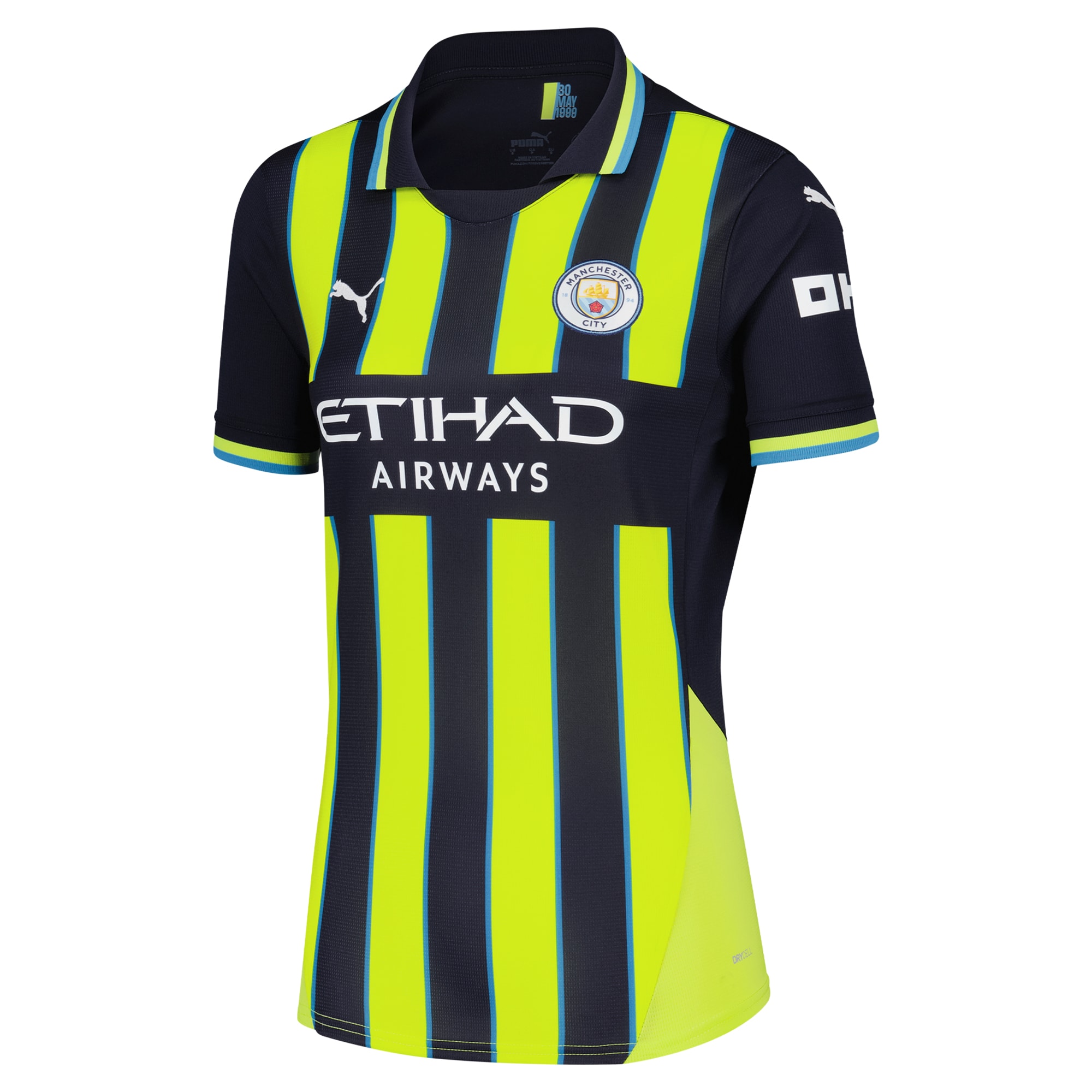 Manchester City Women's 2024/25 Away Replica Jersey - Navy - angle 4