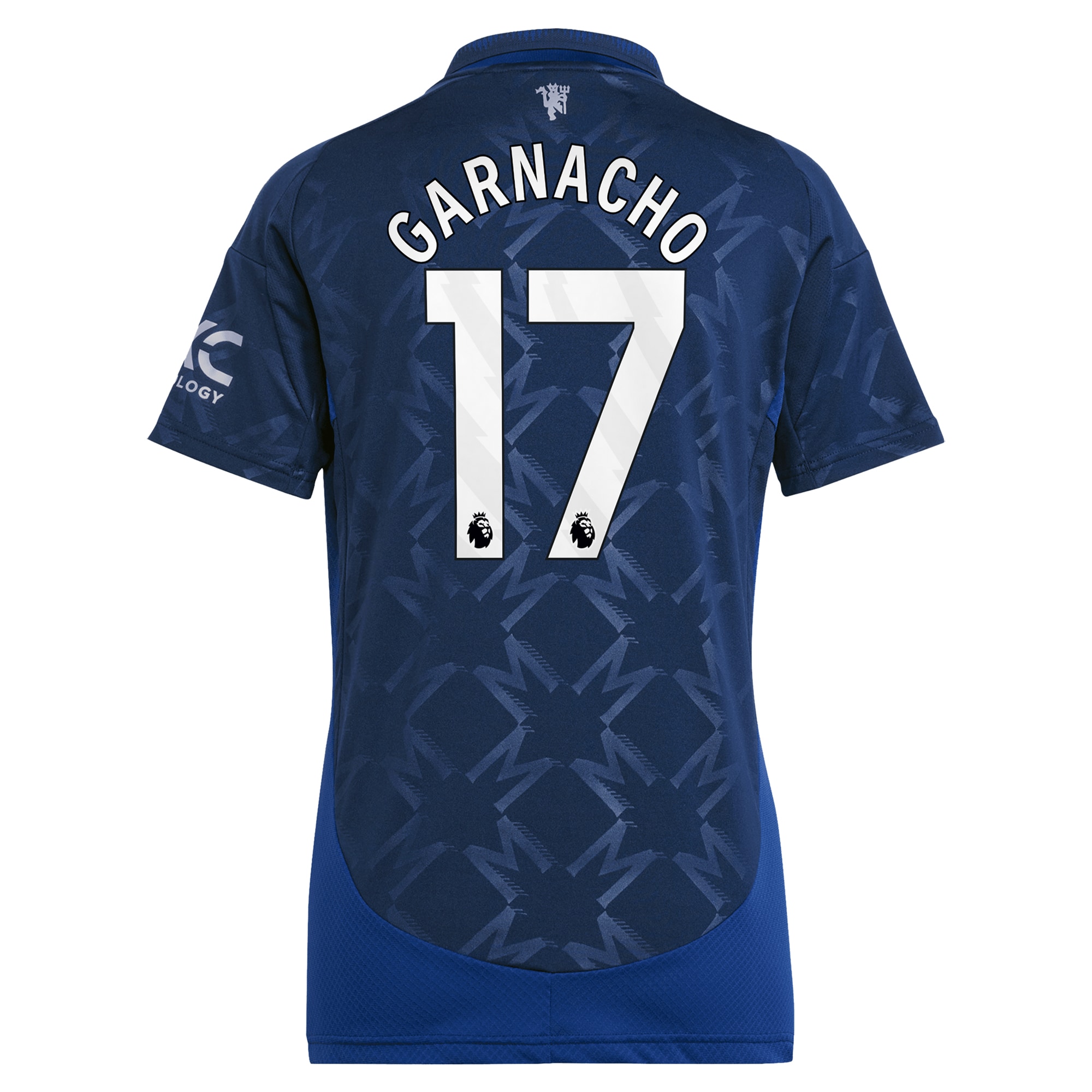 Alejandro Garnacho Manchester United Women's 2024/25 Away Replica Player Jersey - Navy - angle 5