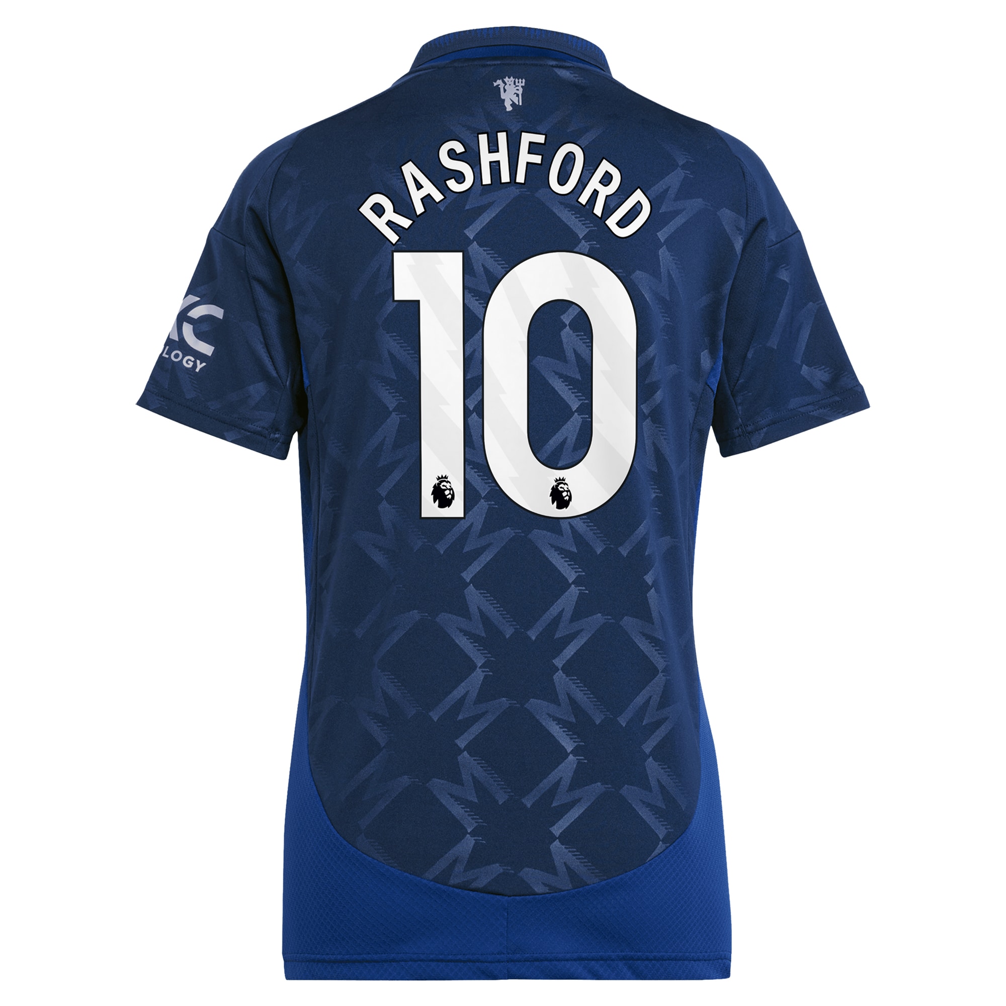 Marcus Rashford Manchester United Women's 2024/25 Away Replica Player Jersey - Navy - angle 5