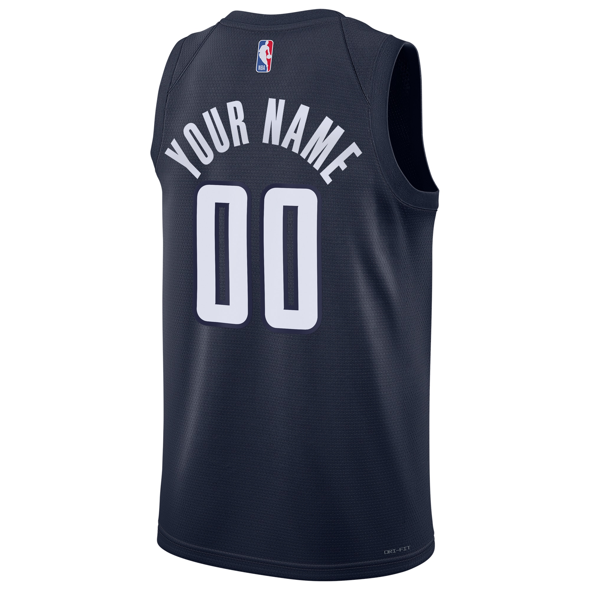 Washington Wizards Unisex 2024/25 Custom Swingman Jersey - Statement Edition - Navy - angle 3