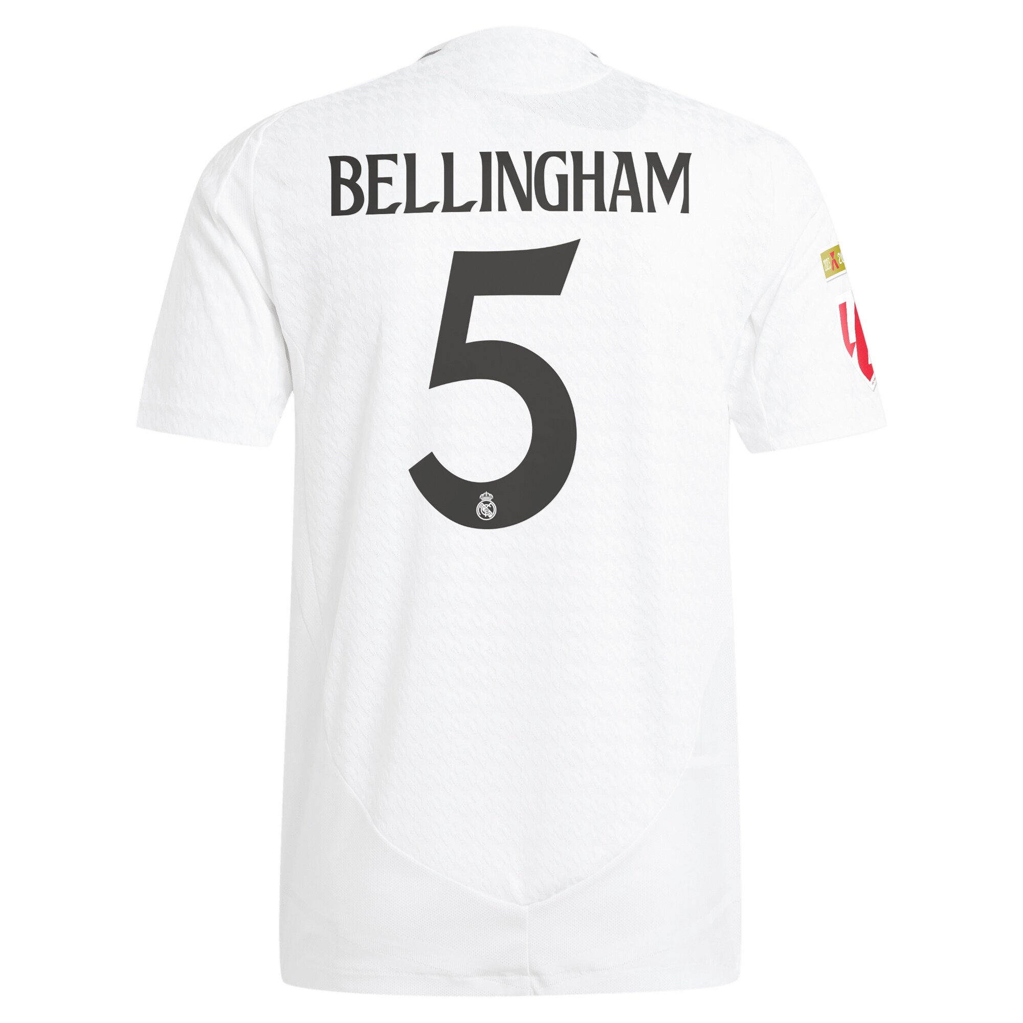Jude Bellingham #5 Real Madrid 2024/25 Home Player Jersey - White - angle 5