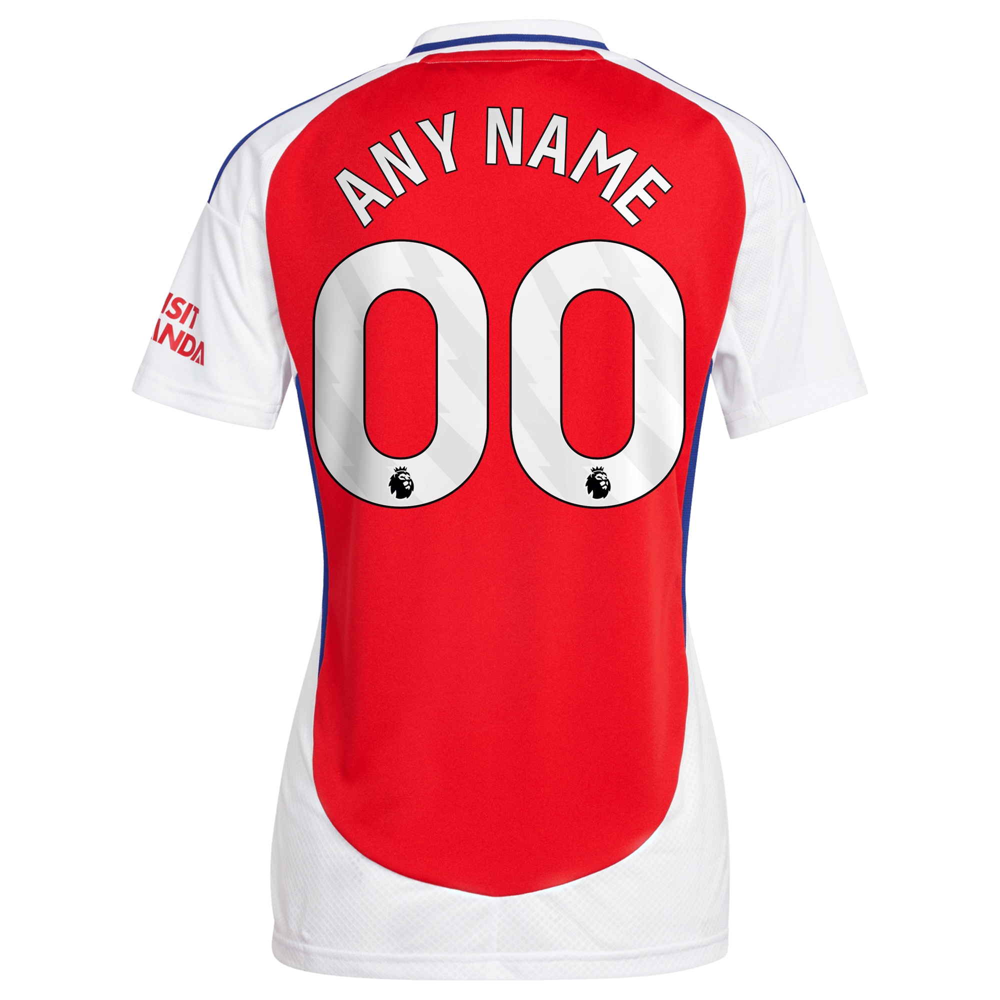 Arsenal Women's 2024/25 Home Replica Custom Jersey - Red - angle 5