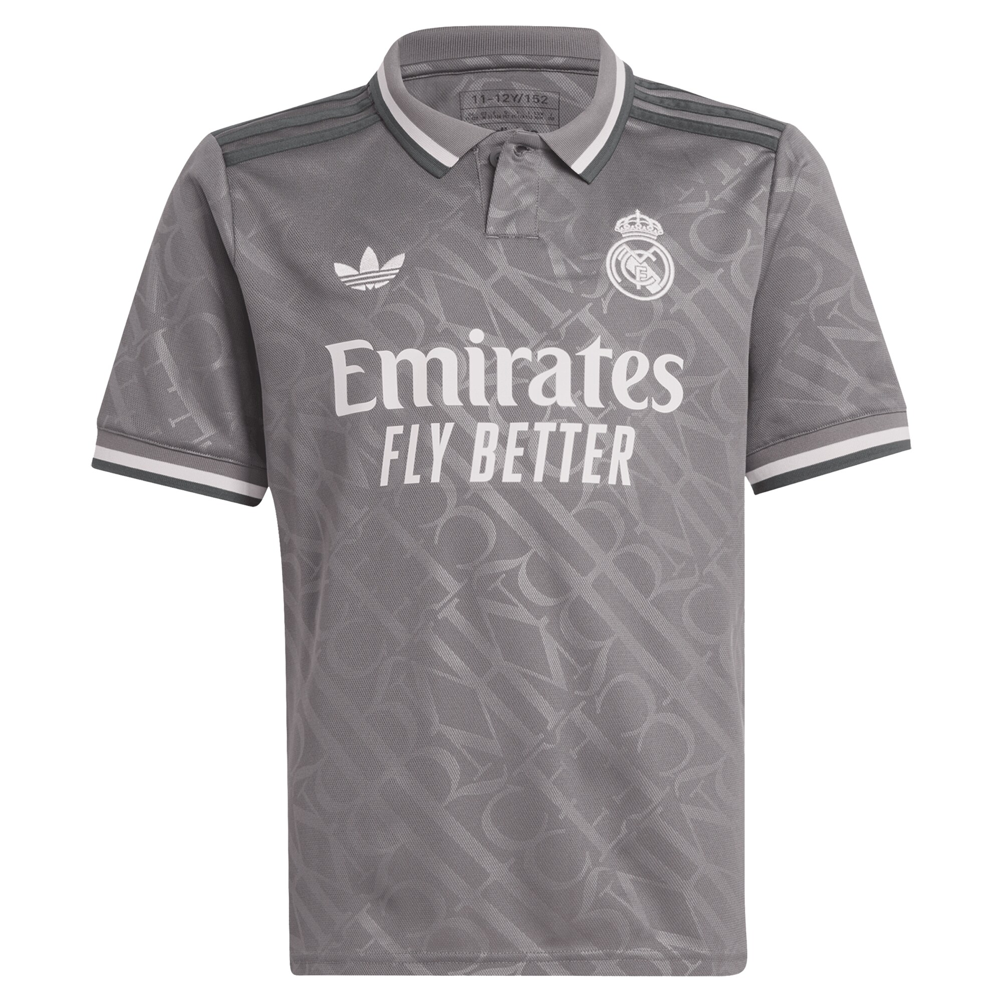 Jude Bellingham #5 Real Madrid Originals Youth 2024/25 Third Replica Player Jersey - Charcoal - angle 4