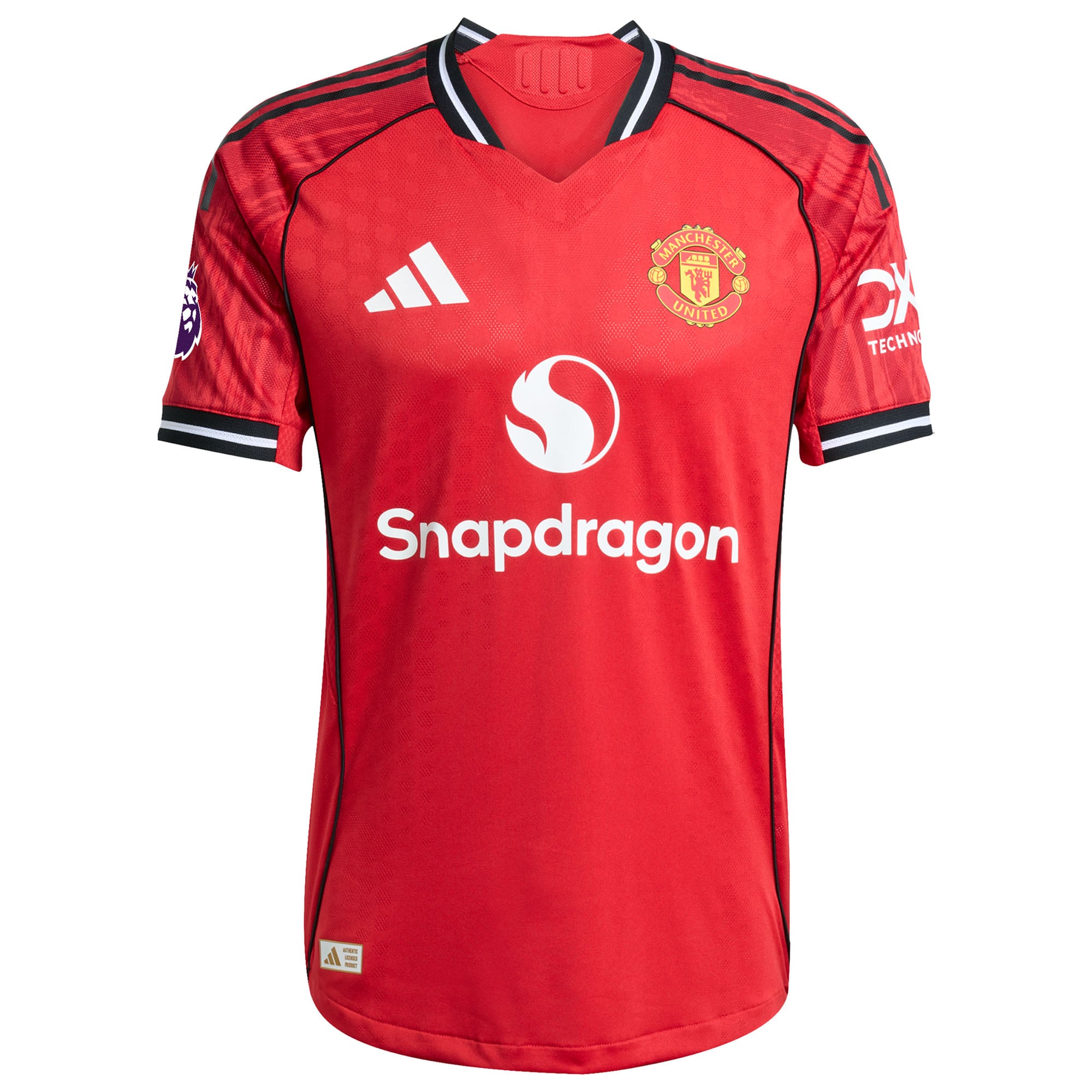 Bruno Fernandes Manchester United Home 2025/26 Player Jersey - Red - angle 4