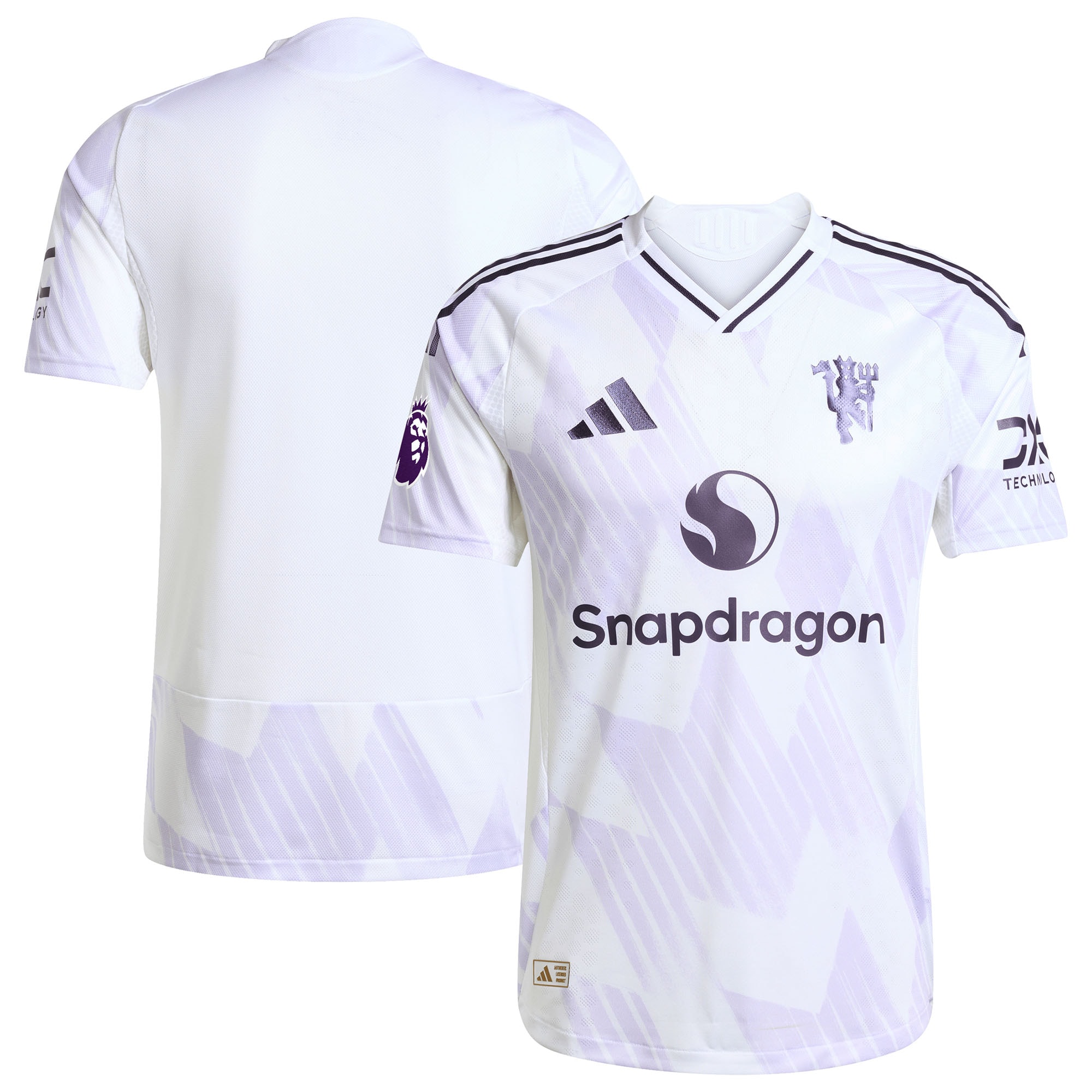 Youth Manchester United 2025/26 Away Authentic Jersey - White | FanWearStyle