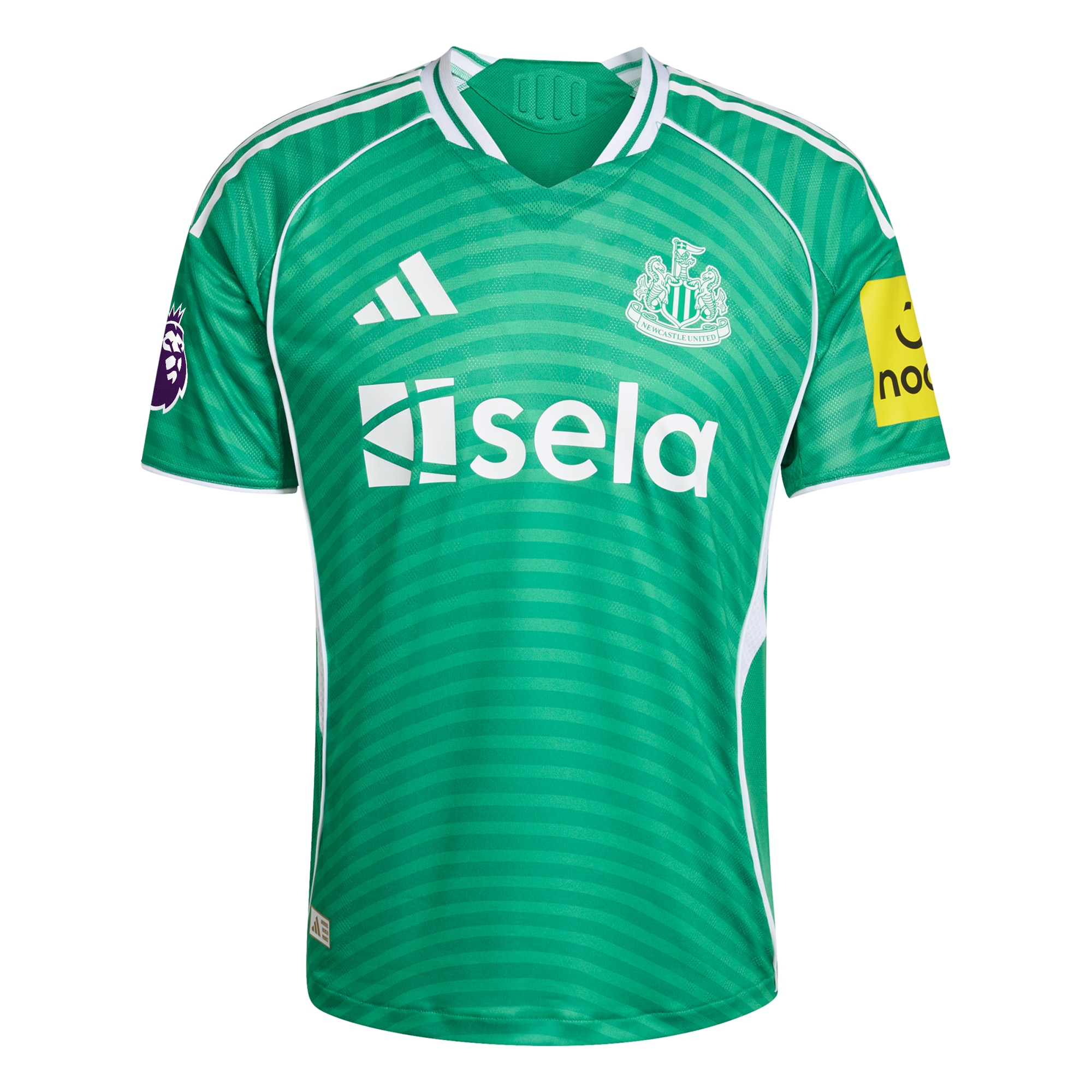 Newcastle United 2025/26 Away Jersey with Patch - Green - angle 4